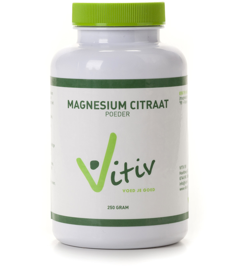 Vitiv Magnesium Citraat Poeder (250 gr)