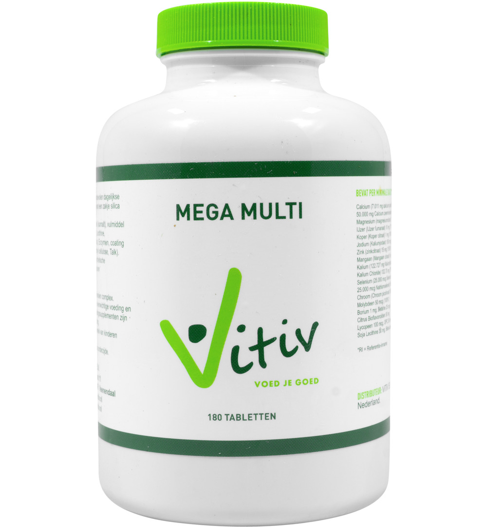 Vitiv Mega multi (180 tabletten)