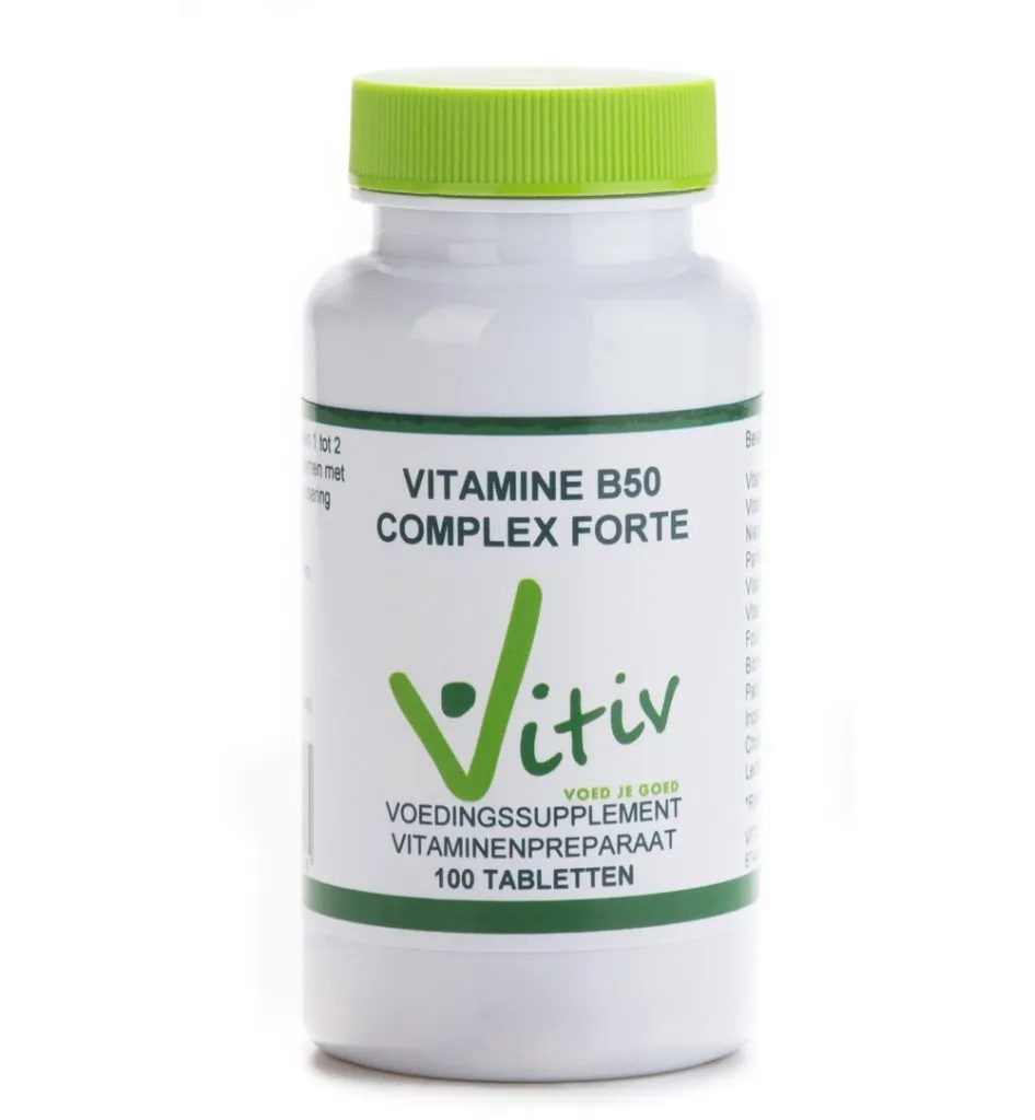 Vitiv Vitamine B50 complex (100 tabletten)