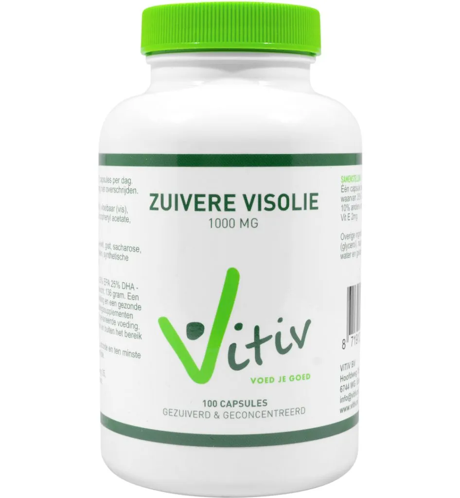 Vitiv Zuivere Visolie 500Mg (100 capsules)