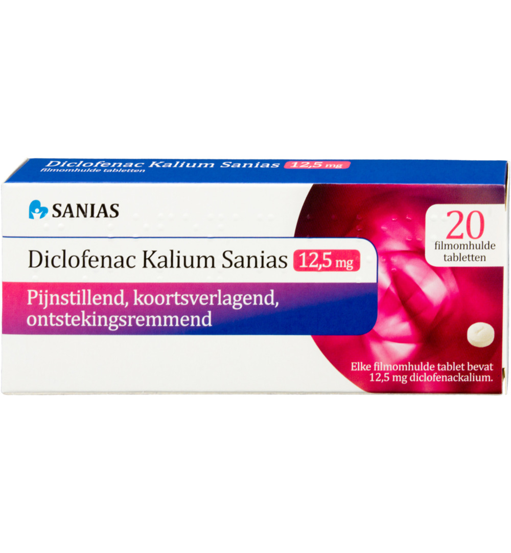 Sanias Diclofenac kalium 12.5mg (20 tabletten)