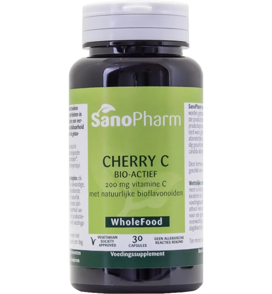 Sanopharm Cherry-C 200 mg wholefood (30 capsules)