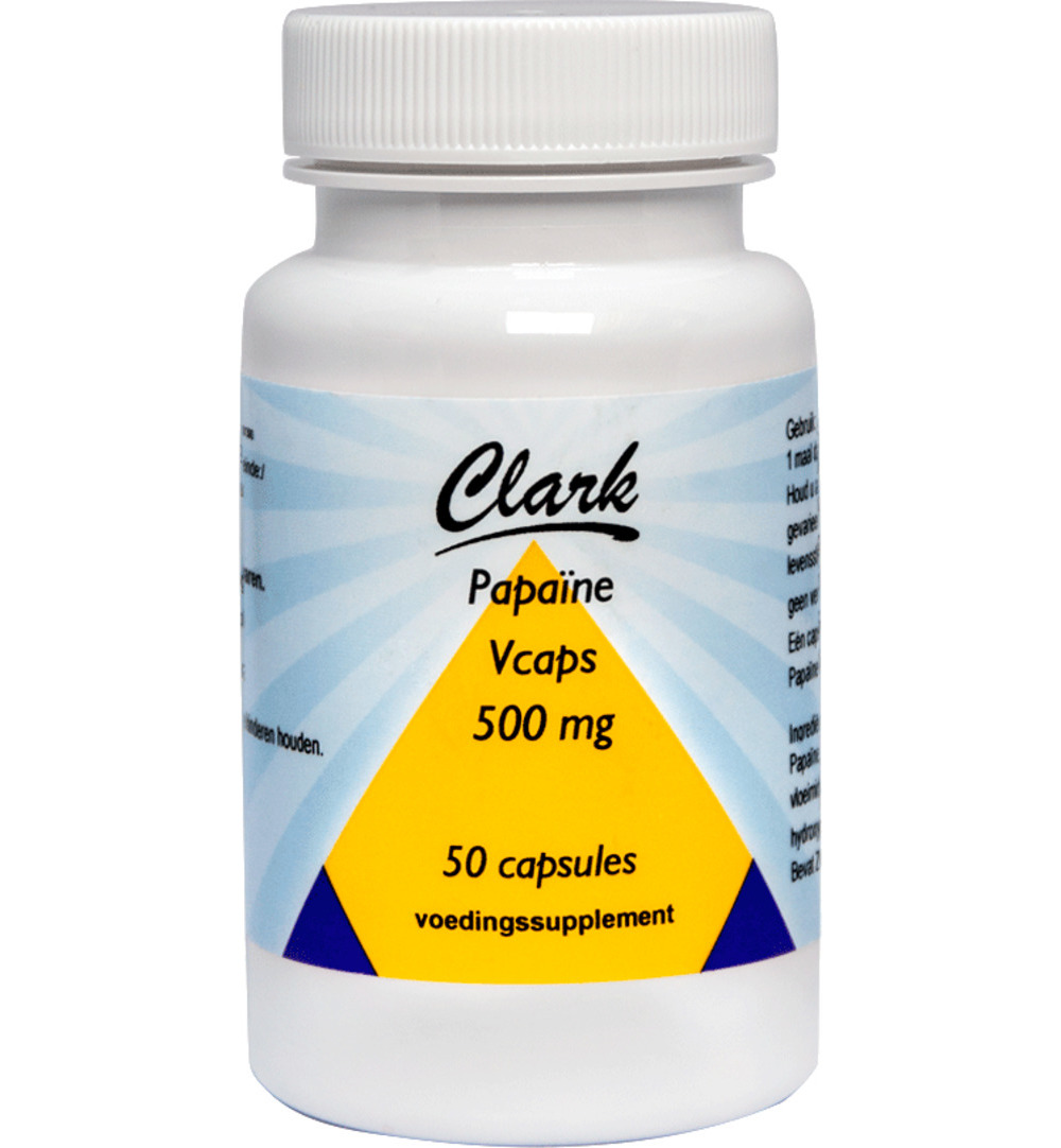 Clark Papaine 500mg (50 vega capsules)