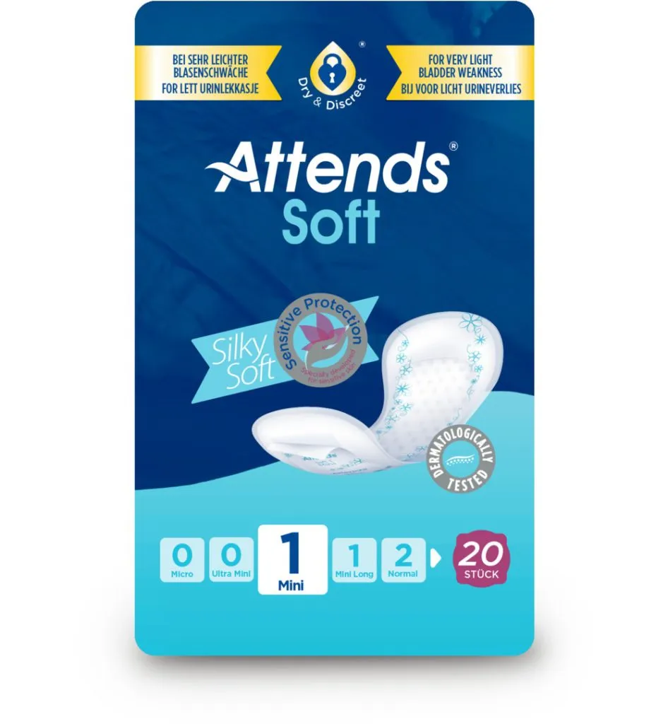 Attends Inlegger Soft Mini 1 (20 Stuks)