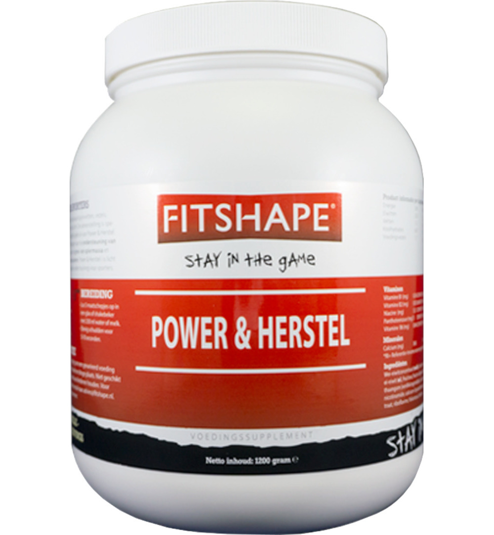 Fitshape Power & Herstel I Vanille (1200 gr)