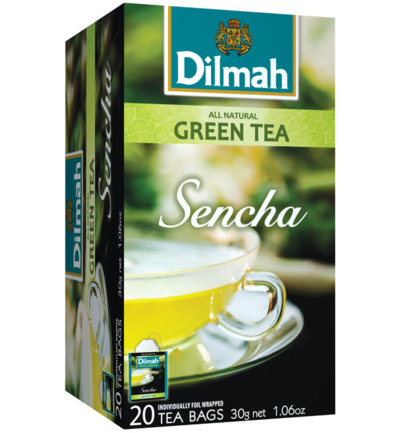 Dilmah All naturalgreen tea sencha (20 stuks)