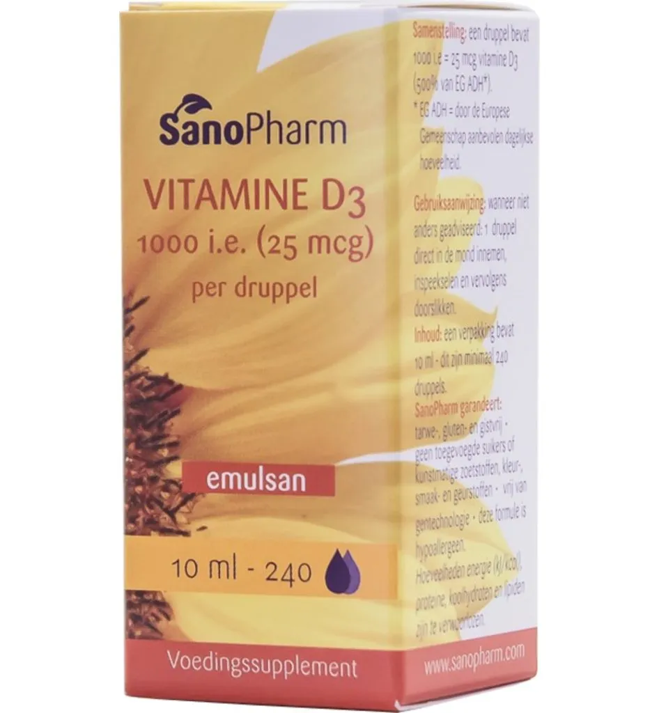 Sanopharm Vitamine D3 1000IE Emulsan (10 ml)
