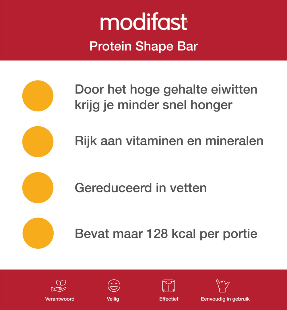 Modifast Protein Shape Reep Karamel (162 gr) - image 2