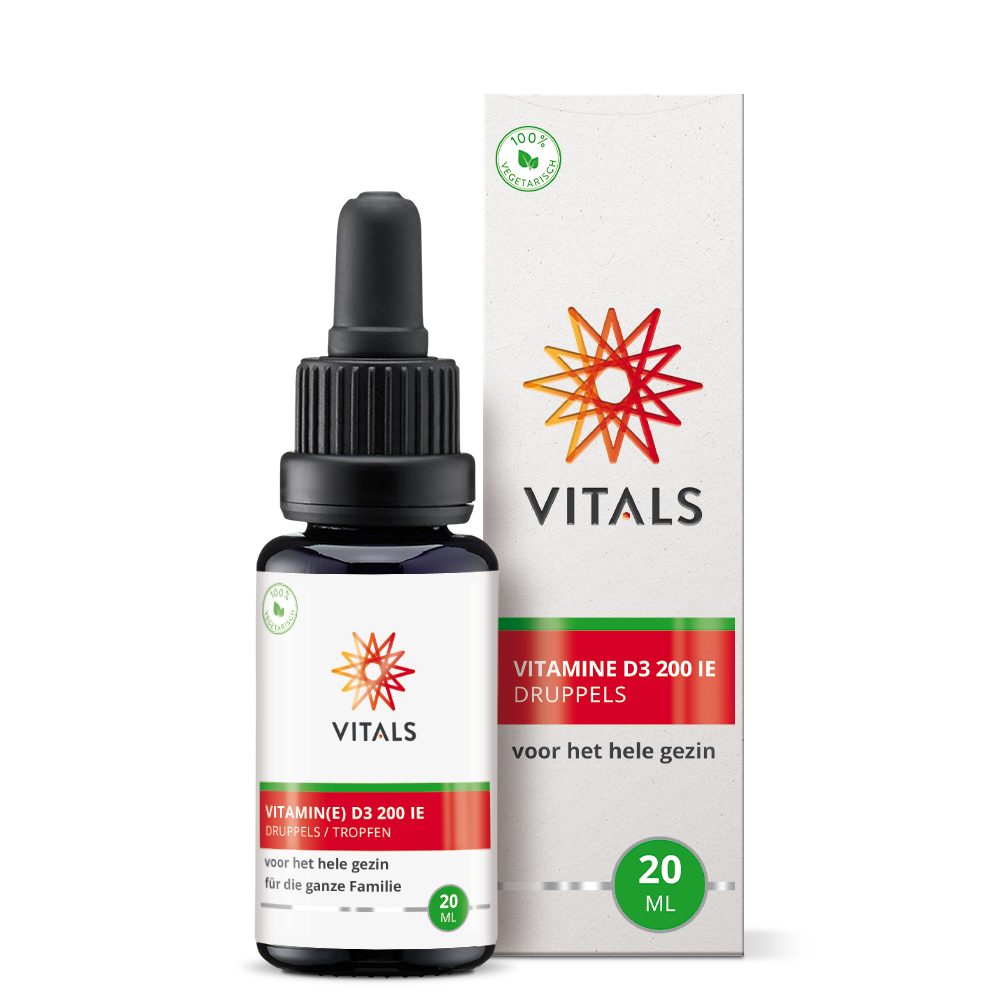 Vitals Vitamine D3 druppels (20 ml)