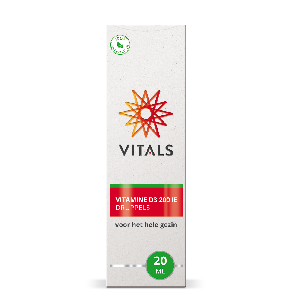 Vitals Vitamine D3 druppels (20 ml) - image 2