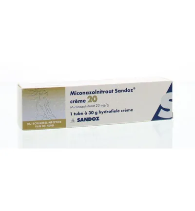 Sandoz Miconazolnitraat creme (30 gr)