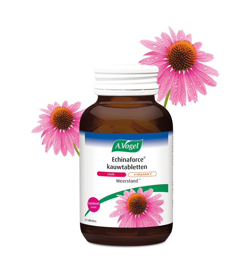 A.Vogel Echinaforce kauwtablet sterk + vitamine C (60 kauwtabletten)