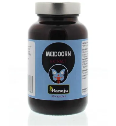 Hanoju Meidoorn extract 450mg (90 vega capsules)