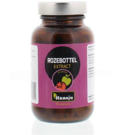 Hanoju Rozenbottel Extract 45% Vit C 500Mg (90 capsules)