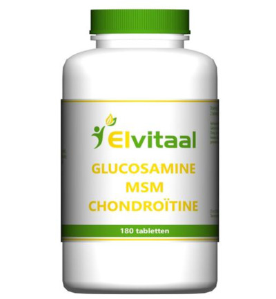 Elvitaal/Elvitum Glucosamine MSM chondroitine (180 stuks)