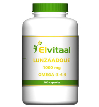 Elvitum Lijnzaadolie Omega 369 (200 capsules)