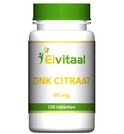Elvitaal/Elvitum Zink citraat 50mg (120 stuks)