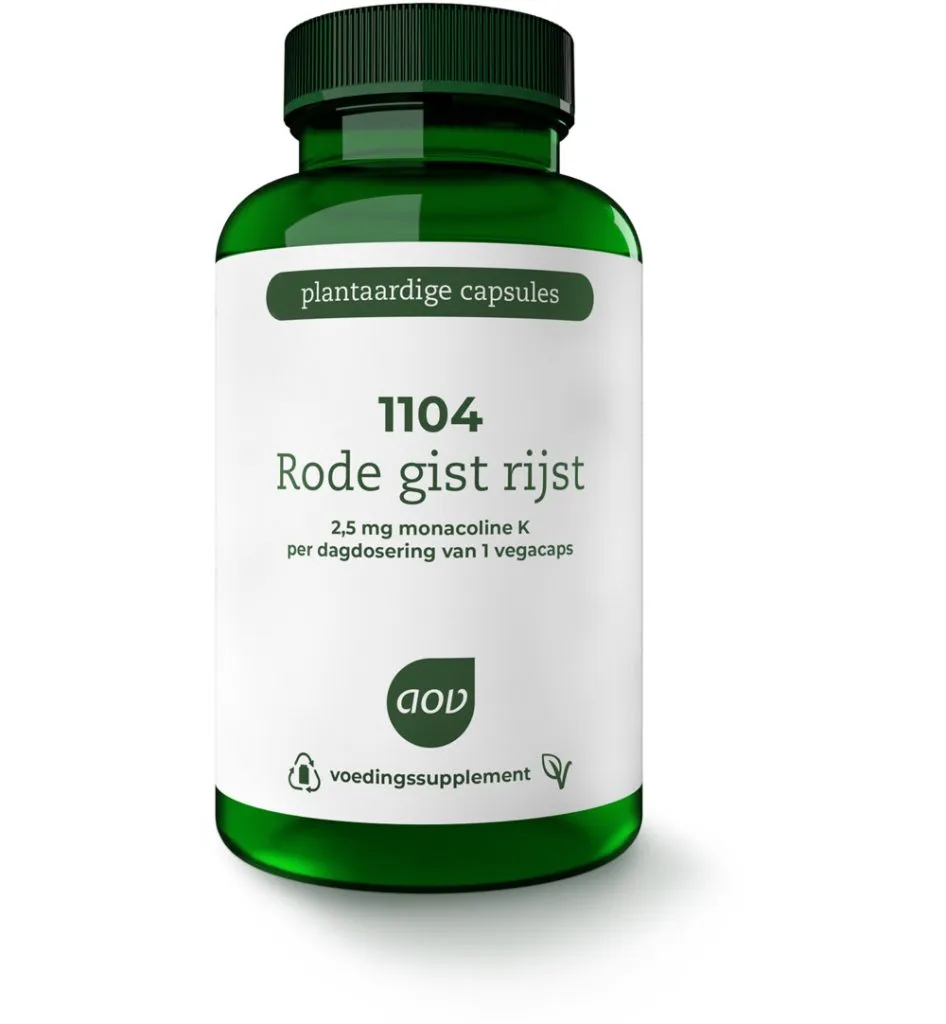 AOV 1104 Rode gist rijst extra (90 vega capsules)