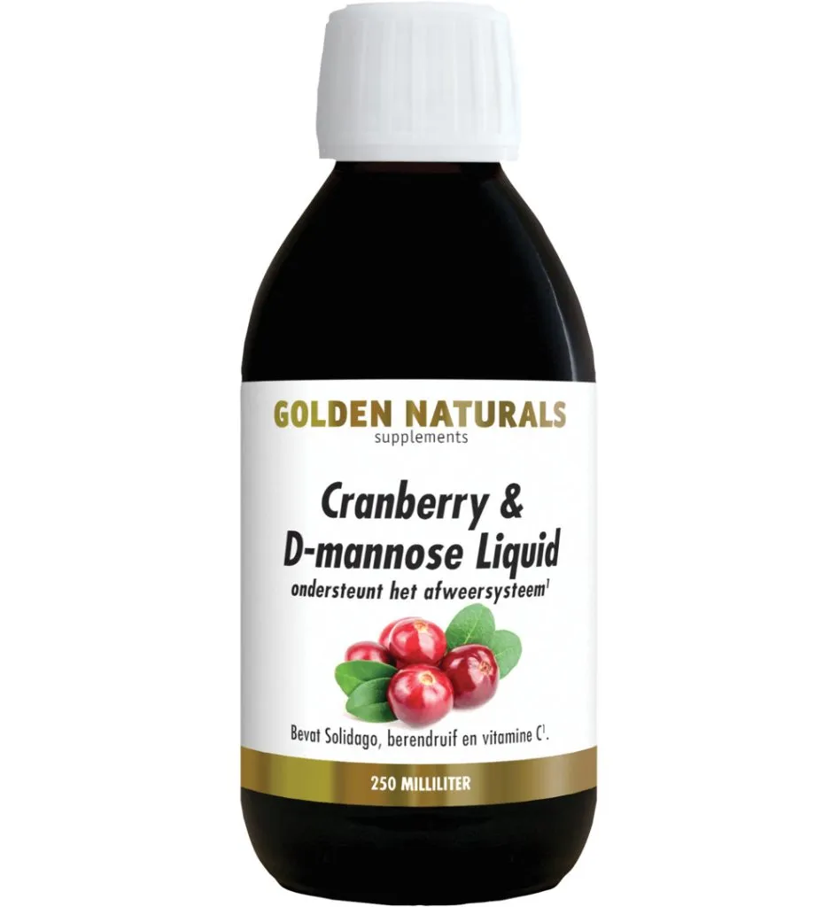 Golden Naturals Cranberry & D-Mannose Liquid (250 ml)
