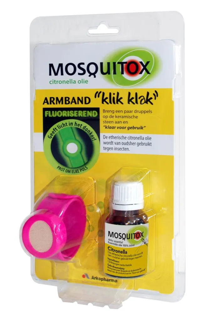 Mosquitox Armband Met Etherische Olie (10 ml)