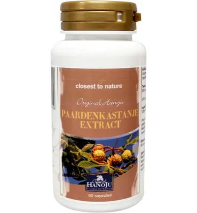 Hanoju Paardenkastanje extract 300 mg (60 capsules)