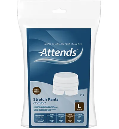 Attends Stretchpants Comfort Maat L (3 Stuks)