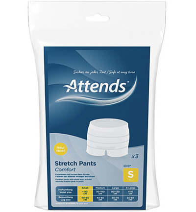 Attends Stretchpants Comfort Maat S (3 Stuks)