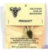 Steengoed Hanger gezondheidssteen peridoot (1 stuk)