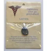 Steengoed Hanger gezondheidssteen saffier (1 stuk)