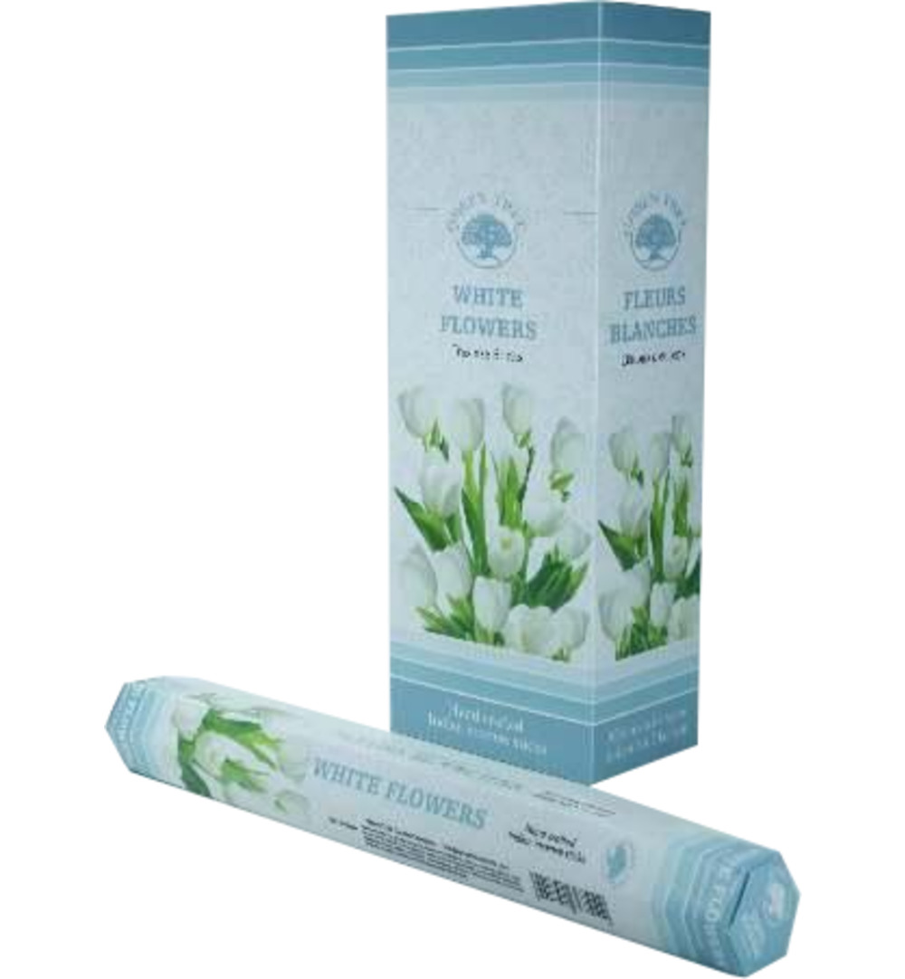 Green Tree Wierook White Flowers (20 stuks)