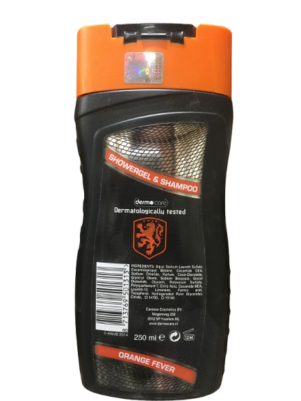 Dermo Care Knvb - Orange Fever - Shampoo & Douchegel (250 ml)