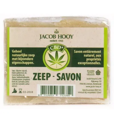 Jacob Hooy CBD Zeep (1 stuk)