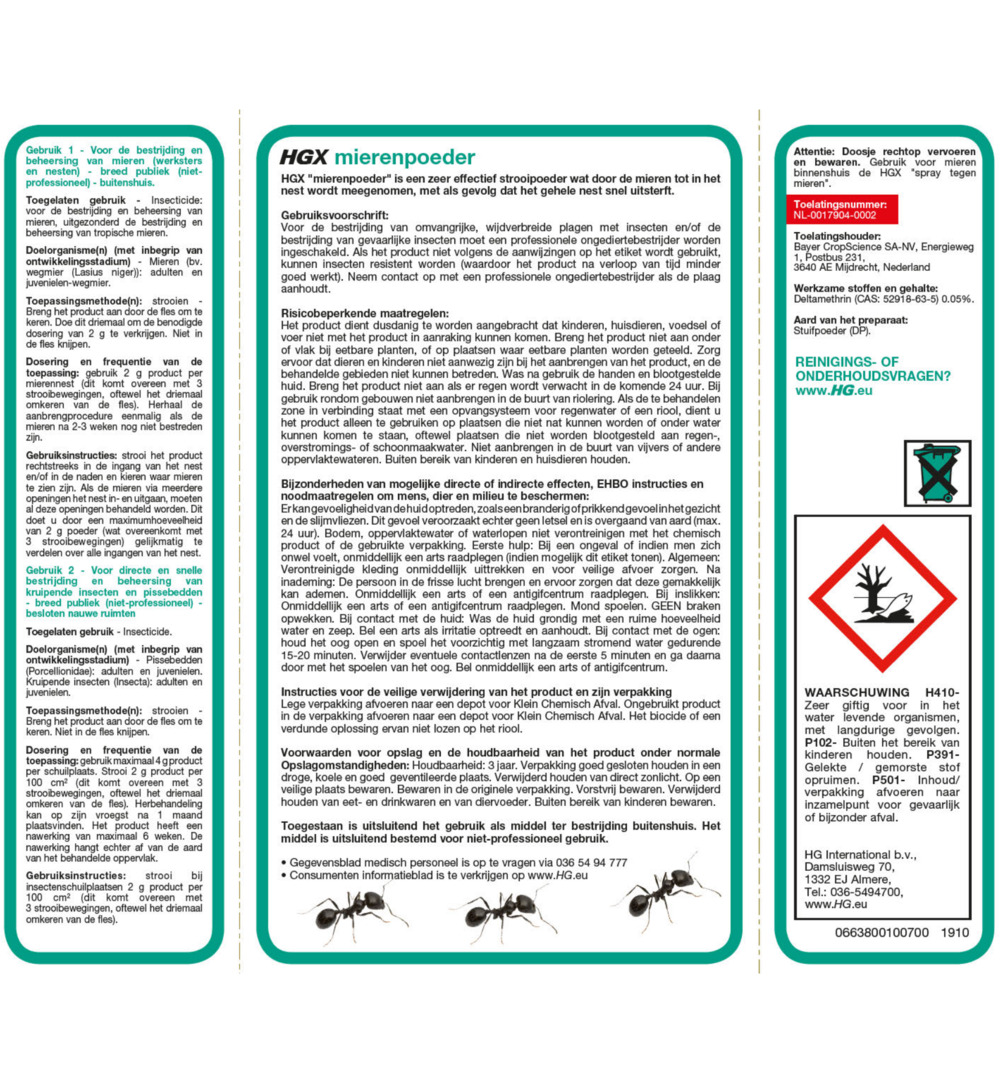 HG X Mierenpoeder (75 gr) - image 2
