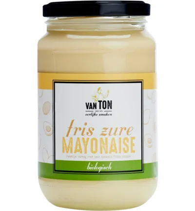 Van TON Mosterd Mayonaise Fris Zuur Bio (310 gr)