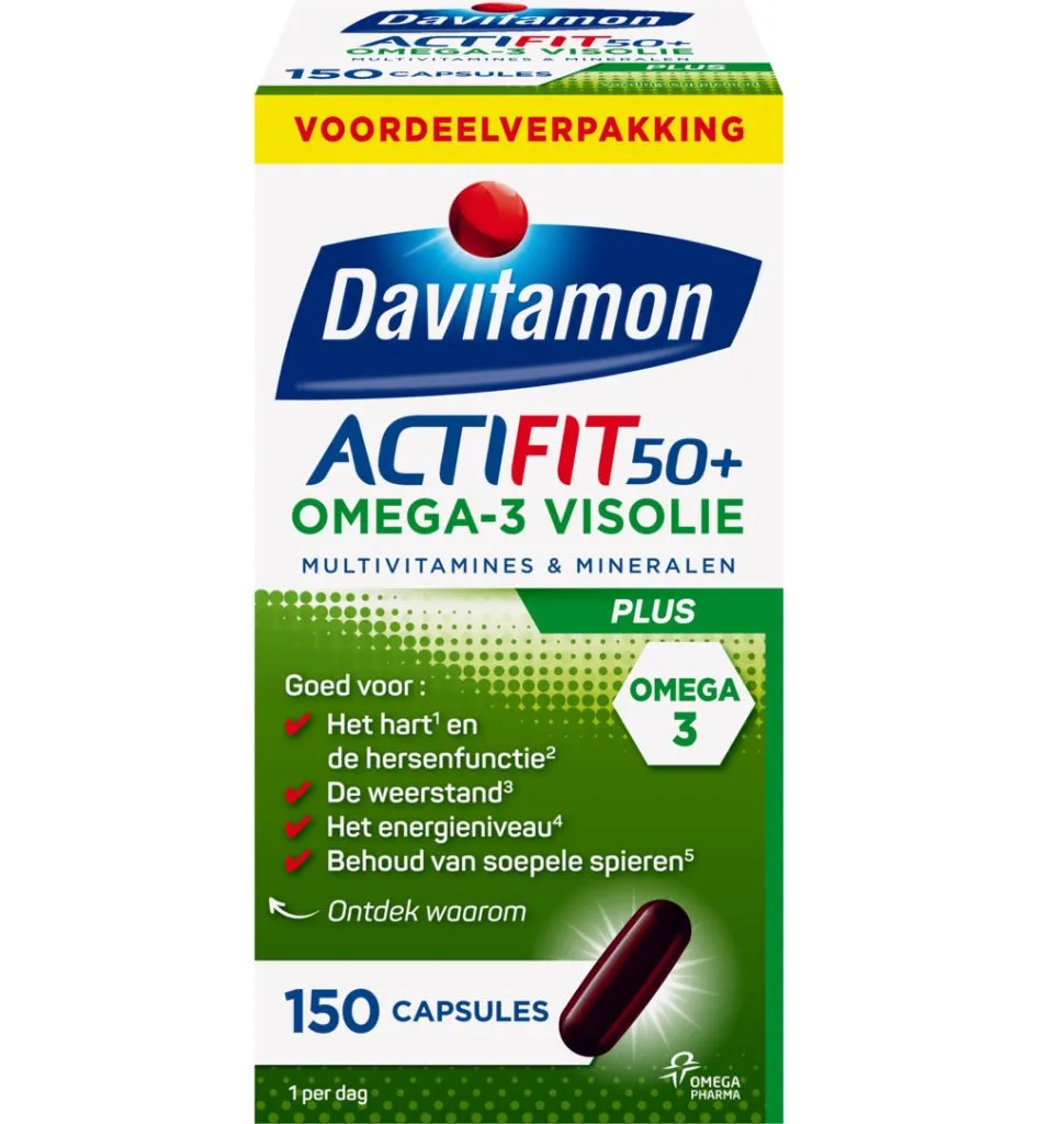 Davitamon Actifit 50+ Omega 3 (150 capsules)