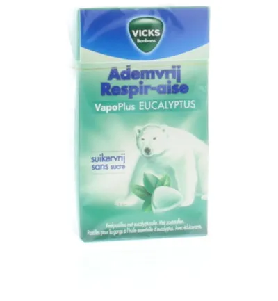 Vicks Ademvrij eucalyptus suikervrij (40 gr)