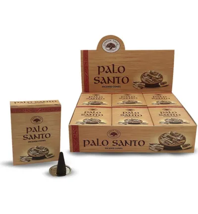 Green Tree Kegelwierook Palo Santo (10 stuks)
