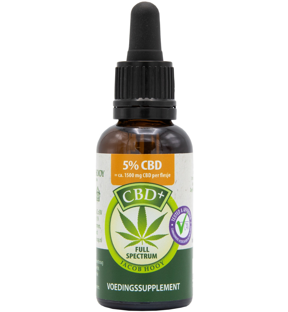Jacob Hooy CBD Plus Olie 5% (30 ml)