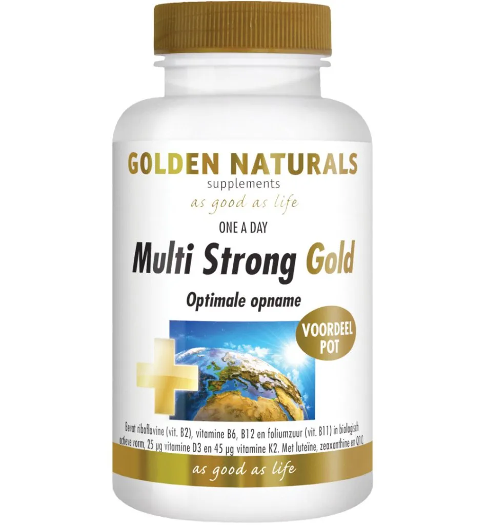Golden Naturals Multi strong gold (180 tabletten)