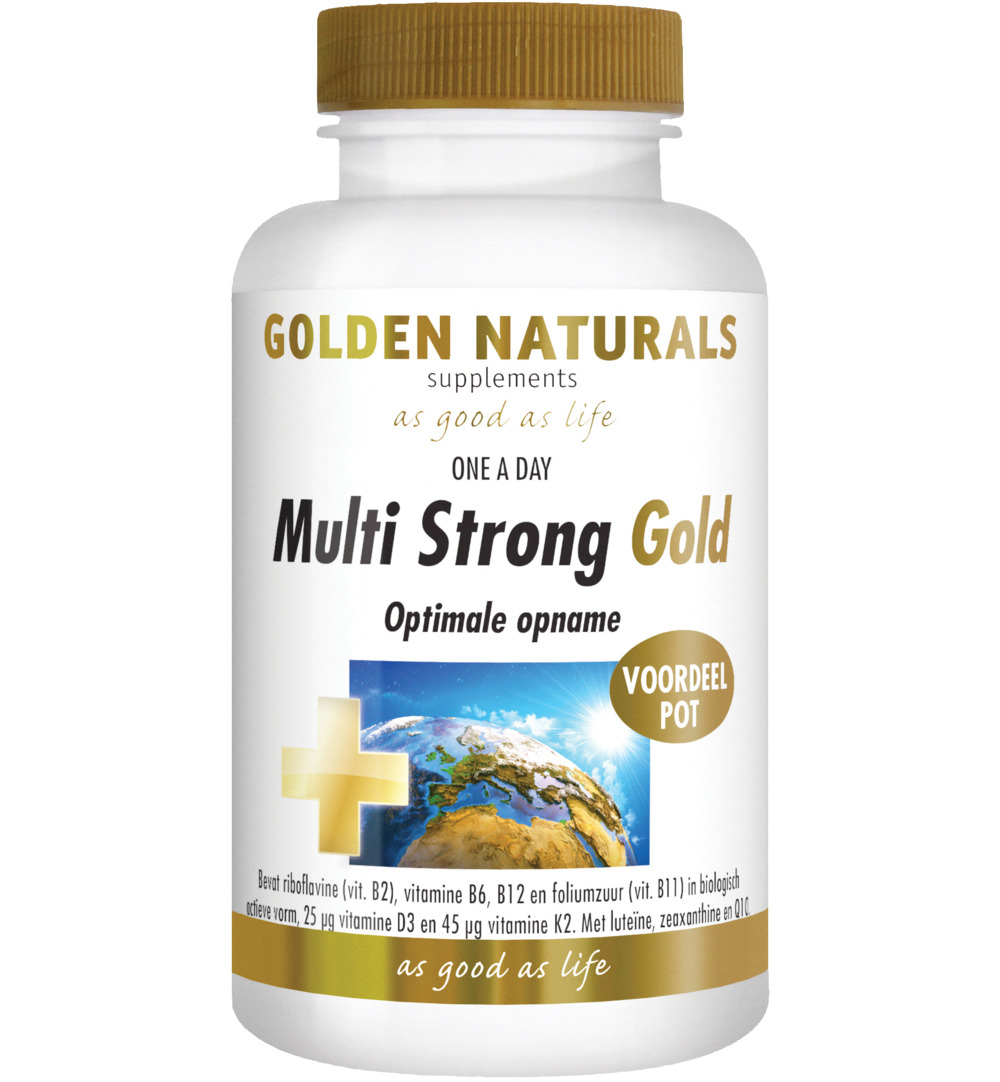 Golden Naturals Multi strong gold (180 tabletten)