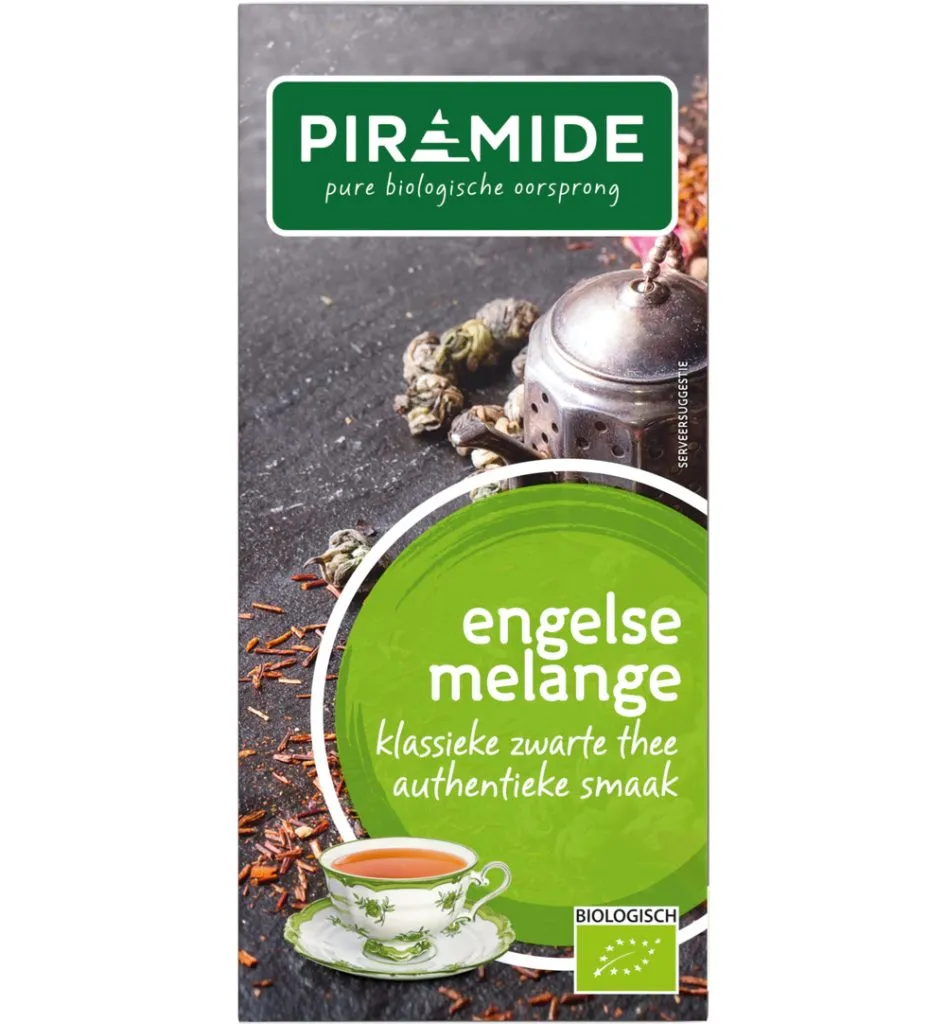 Piramide Engelse Melange Thee Eko Bio (20 stuks)