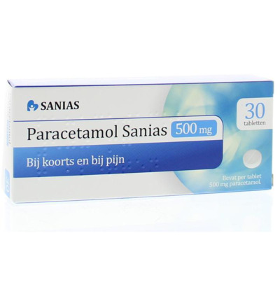 Sanias Paracetamol 500mg (30 stuks)