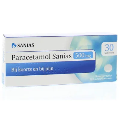 Sanias Paracetamol 500mg (30 stuks)