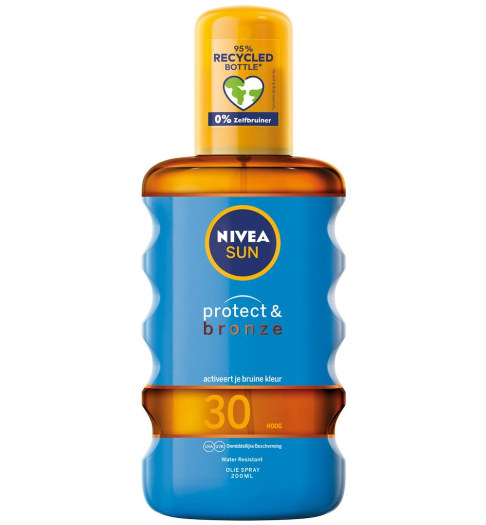 Nivea Sun protect & bronze olie spray SPF30 (200 ml)