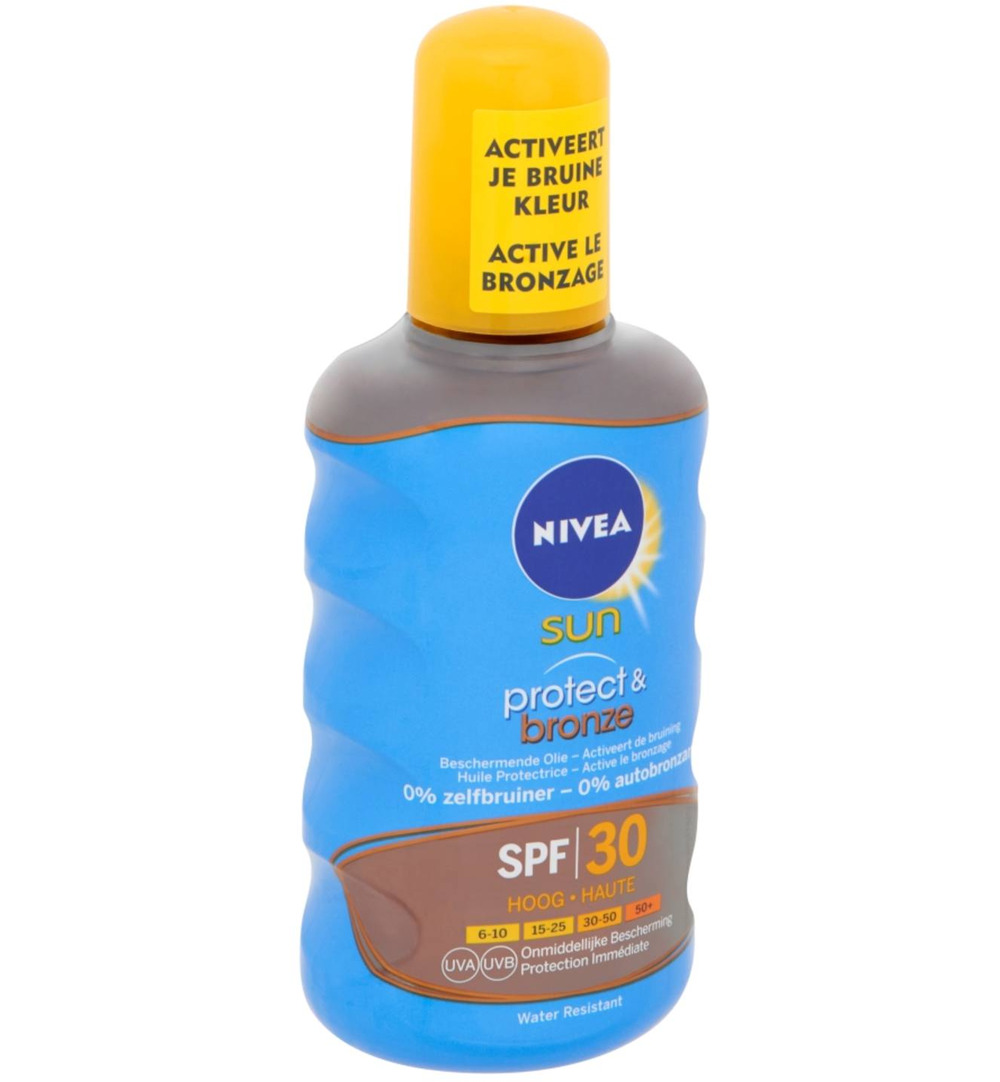Nivea Sun protect & bronze olie spray SPF30 (200 ml)
