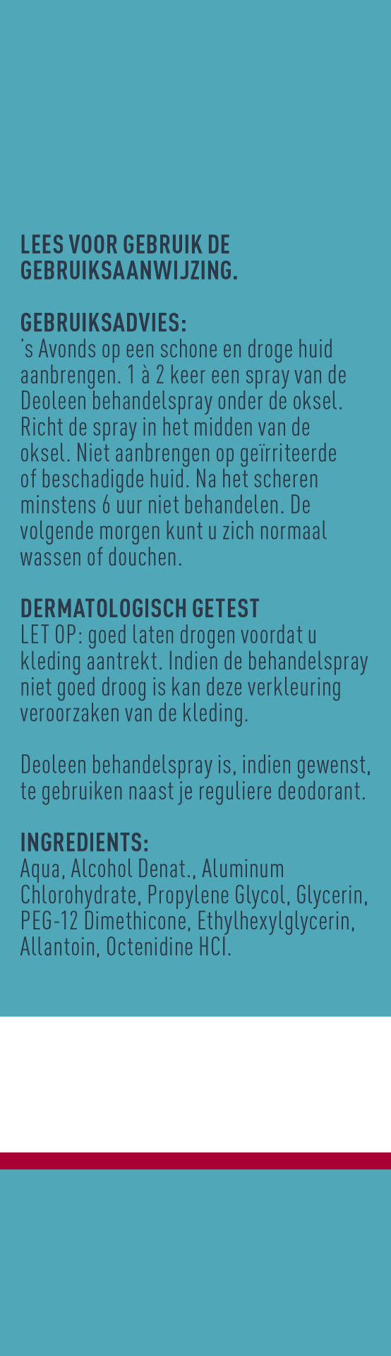 Deoleen Anti-transpirant behandelspray (25 ml) - image 3