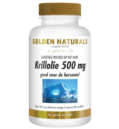 Golden Naturals Krillolie 500 Mg (60 softgels)