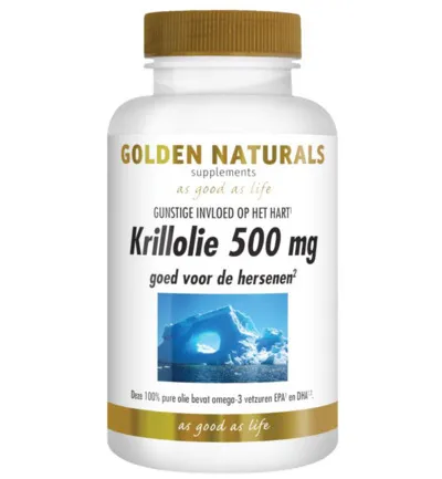 Golden Naturals Krillolie 500 Mg (60 softgels)