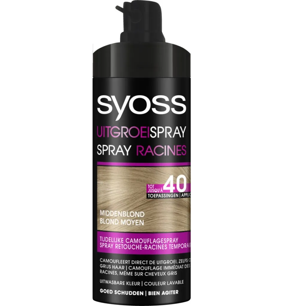 Syoss Uitgroeispray middenblond (120 ml)