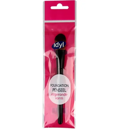 Idyl Foundation penseel afgeronde vorm (1 stuk)